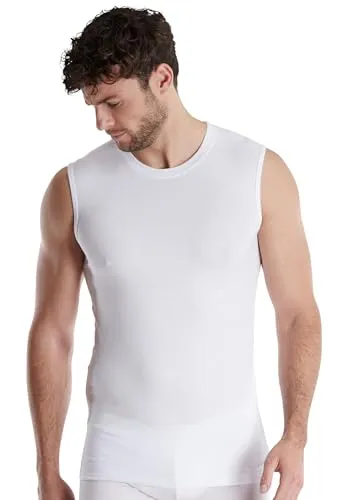 Götzburg Herren Tank-Top, Baumwolle, Jersey, weiß, Uni 6