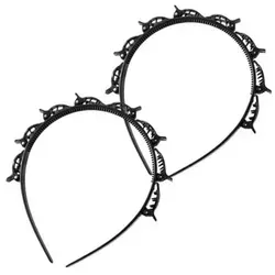 Haarreif Stirnband Zahnstirnband Braid Tool 2er Set - Praktisches 2er Set Haarreifen für vielseitige Frisuren. Einfaches Styling für jeden Anlass – ideal für Sport, Alltag und besondere Events. Hergestellt aus flexiblem Material für hohen Tragekomfort ohne Druckstellen.