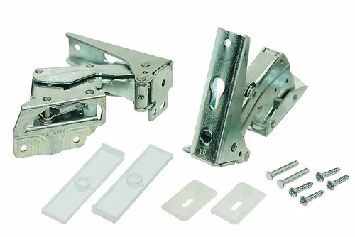 Scharnier Set für Kühlschrank Bauknecht Whirlpool IKEA 481231018626 - Hochwertiges Türscharnier, ideal für Kühlschränke und Gefrierschränke, sorgt für eine langlebige und zuverlässige Nutzung.
