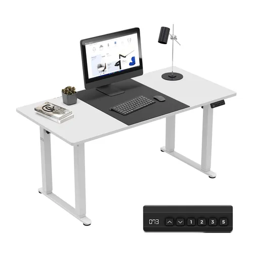 MARK ADLER Leader 9.3 White – Ergonomischer höhenverstellbarer Schreibtisch