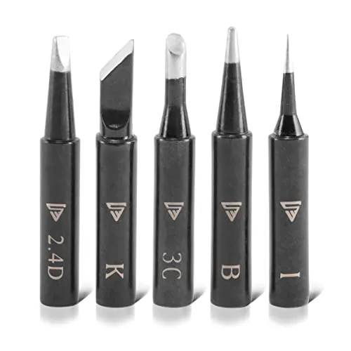 STAHLWERK Profi Lötkolbenspitzen-Set für Lötkolben mit 900M-T System im praktischen 5er Set