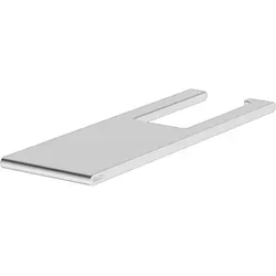 Keuco Edition 400 Papierhalter mit Ablage - Toilettenpapierhalter aus Aluminium, silber-eloxiert, mit praktischer Ablage für zusätzlichen Komfort im Badezimmer.