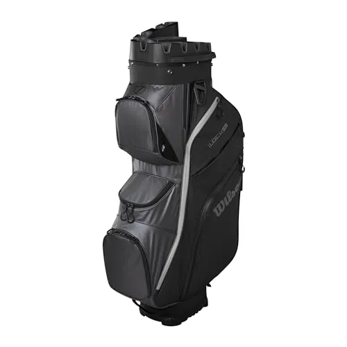 Wilson I-Lock Dry CART Bag Schwarz/Grau von Wilson