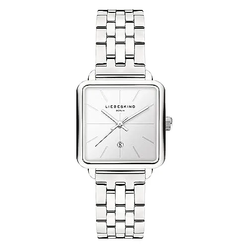 Liebeskind Berlin Armbanduhr LT-0375-MQ Silber - Elegantes Design - Armbanduhren für Damen mit poliertem Edelstahlgehäuse, kratzunempfindlichem Glas und hochwertigem Metallband. Ein stilvolles Fashion-Statement für jedes Handgelenk.