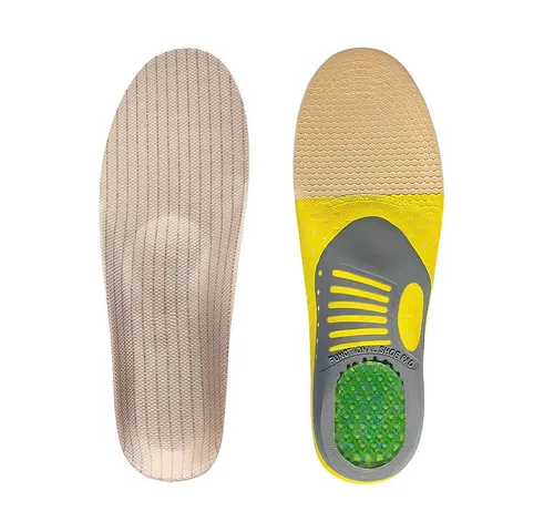 COOL-i ® Einlegesohlen Orthopädische Gel-Einlegesohlen – Stoßdämpfend & zuschneidbar, mit Fußgewölbestütze bei Druckschmerz, Fersensporn & Ermüdung