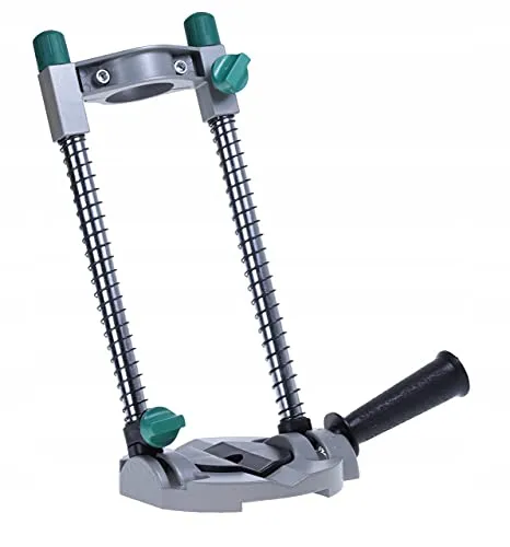 DREL BOHRMASCHINENSTÄNDER 300 mm BOHRERSTÄNDER BOHRMASCHINENSTATIV BOHRMASCHINE STATIV STÄNDER AKKUSCHRAUBER BOHRER BOHRMASCHINENHALTER AKKUSCHRAUBERHALTER WINKELBOHREN BOHRHILFE