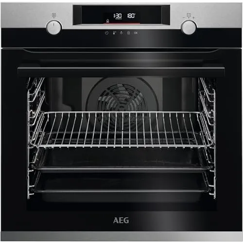 AEG BPE53506BM Einbau-Backofen mit Pyrolyse Selbstreinigung von AEG
