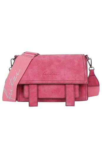 Fritzi aus Preussen Damen Fritzi Satchel Jive Berry Pink Cross - Umhängetaschen mit abnehm- und verstellbarem breiten Webbing-Schultergurt für optimalen Tragekomfort
