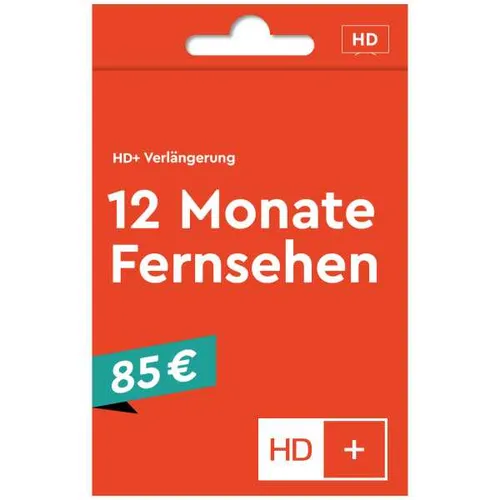 HD-Plus-Verlängerung ohne Abo - HiFi-Kabel, 12 Monate HD-Plus genießen, schneller Mail-Versand für sofortigen Zugriff auf Ihre Lieblingsinhalte!