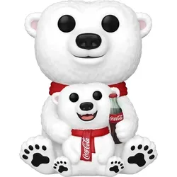 Funko Pop! Buddy: Coca Cola Polar Bear-Cola - Bear Cub, exklusive Vinyl-Sammelfigur für Coca-Cola Fans, ideal als Geschenk und Sammlerstück