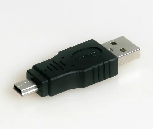 Adapter USB 2.0 Typ A Stecker an 5-pol Mini-B beidseitig Stecker Verbinder