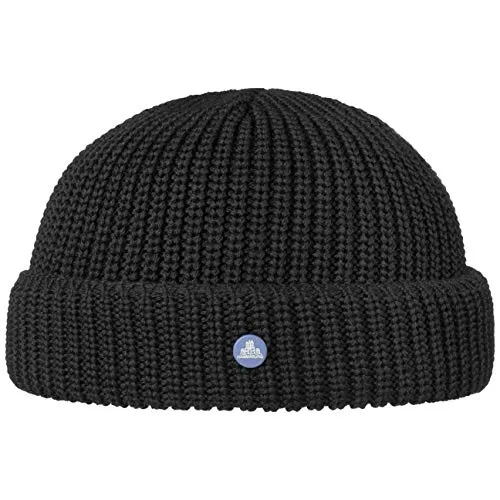 HAMMABURG Strick Dockermütze - Made in Italy Beanie für Damen und Herren - Strickmützen für Herren mit hohem Wollanteil für perfekte Wärmeisolation und schmutzabweisende Eigenschaften. Hochwertig in Italien gefertigt, ideal für Herbst und Winter.