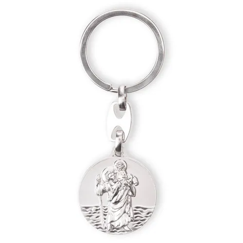 FRITZ COX Schlüsselanhänger Christophorus mit Jesus auf den Schultern | Schlüsse