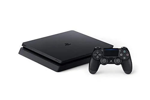 Sony Playstation 4 Slim 500 GB - Leichte und platzsparende Konsole, inklusive DUALSHOCK 4 Controller und 4K HDR Unterstützung