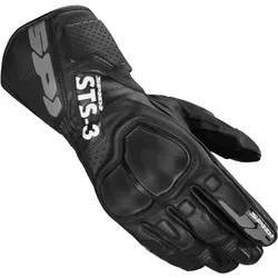 Spidi STS-3 Handschuhe - Schwarz/Grau/Weiß - XXL - Motorradhandschuhe mit EN13594:2015 Zertifizierung, bieten optimalen Schutz dank Knöchelprotektoren und sind touchscreen-tauglich für moderne Fahrer.