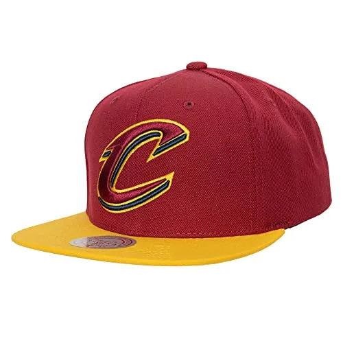 Mitchell & Ness Snapback NBA Team 2 Tone 2.0 Cleveland Cavaliers red/Yellow