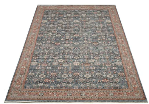 Produktbild OCI DIE TEPPICHMARKE Teppich GRAND FASHION 01, rechteckig, Höhe: 5 mm, Vintage Optik, feine Fransen, Wohnzimmer