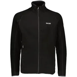 Regatta Herren Jacke Hadfield - Outdoor Fleecejacke in Schwarz, Größe 3XL - Funktionsjacken mit durchgehendem Frontreißverschluss, elastischen Ärmelbündchen und strapazierfähigem Material für optimale Bewegungsfreiheit und Komfort.