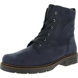 Gabor Damen Stiefel Größe 44.5 EU - Wanderschuhe mit elegantem Design. Die Gabor Fashion Stiefelette in Marineblau bietet Komfort durch einen 4 cm Blockabsatz und ein weiches Rauleder-Obermaterial – ideal für Alltag und Übergangszeit.