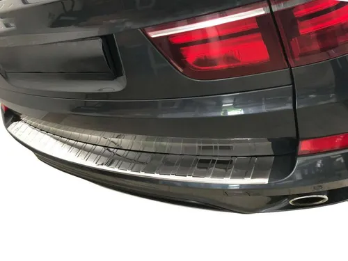 RECAMBO Ladekantenschutz für BMW X5 E70 - Abdeckblenden - Hochwertiger V2A Edelstahl schützt den Lack im Kofferraum vor Kratzern und verleiht eine exklusive Optik mit 100% passgenauer 3D-Form.