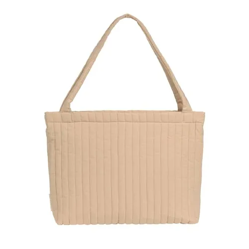 LÄSSIG Shopper GRE MIX - Stylischer Shopper aus 100% Baumwolle, mit großem Hauptfach und Kinderwagenhalterung – ideal für Einkäufe und Ausflüge.