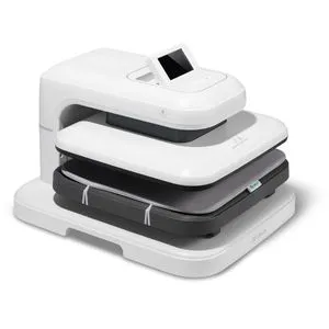 LOKLiK Transferpresse ImPress Auto 2 Smart, Daisy White - Automatische Hitzepresse für Textilien mit 38 x 38 cm Heizplatte, ideal für effizientes Arbeiten dank 8 Heizmodi und automatischem Serienproduktionsmodus.