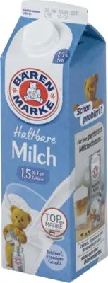 Bärenmarke H-Milch 1,5% Fett 12er-Pack (12 x 1 L) von Bärenmarke