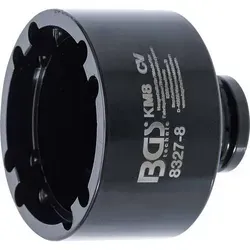 Nutmutternschlüssel KM4 bis KM12 - Chrom-Vanadium-Stahl - Schraubenschlüssel für Nutmuttern nach DIN 981, ideal für präzises Lösen und Anziehen mit Innenvierkant-Antriebsprofil in 12,5 mm und 20 mm.