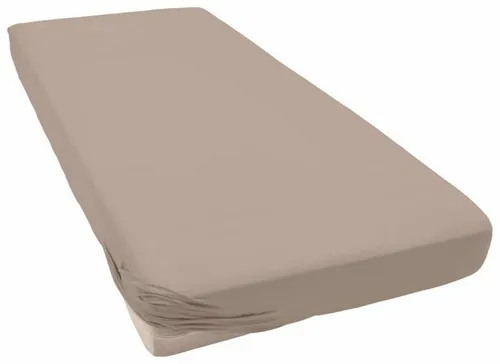 Primera Spannbettlaken Elasthan-Feinjersey Boxspring, taupe von Primera