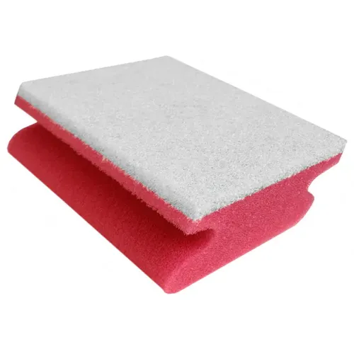 Produktbild Topfreiniger Sito Vliesschwamm 9,5 x 7 x 4,5 cm rot-weiß 9,5 x 7 x 4,5 cm, vielseitig gegen hartnäckigen Schmutz 5000052