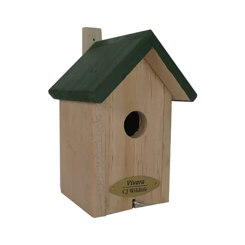 Nistkasten Zaunkönig/Rotkehlchen - Idealer Nistkasten für Vögel, unterstützt die Vogelpopulation. Hängen Sie ihn an einem geschützten Ort auf, um den gefiederten Freunden ein sicheres Zuhause zu bieten.