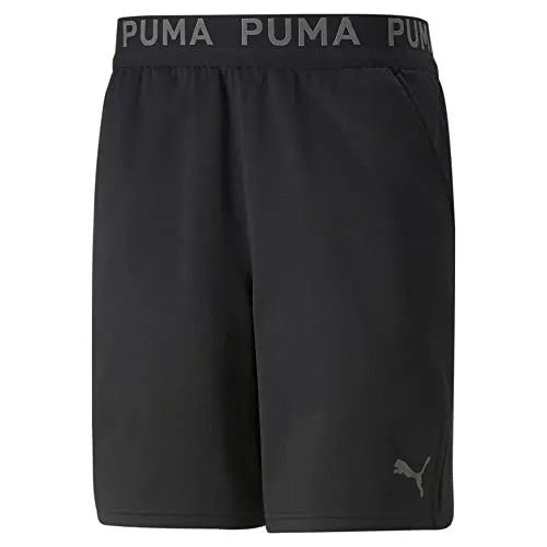 PUMA Herren Train Fit Pwrfleece Shorts, Schwarz, S von PUMA