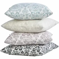 Done »Ornament« Kissenhülle 40x60 cm / 00363 black