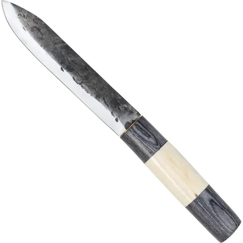 Saxmesser inclusive Lederscheide Kohlenstoffstahlklinge Mittelalter