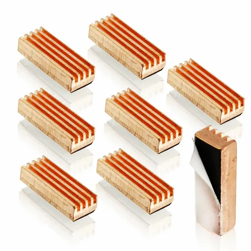 AABCOOLING Ram Heatsink 4 - Satz von 8 VGA RAM Speicher Kupfer Kühlkörper