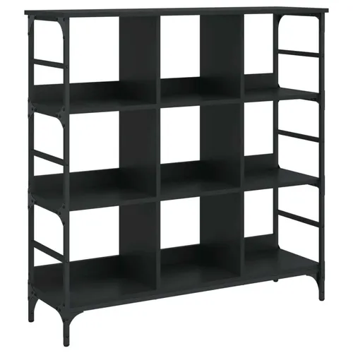 Schwarzes Sideboard 102x32x103,5 cm aus Holzwerkstoff