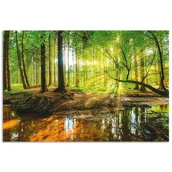 ARTland Wanddeko Wandbild Alu Verbundplatte 90x60 cm von ARTland