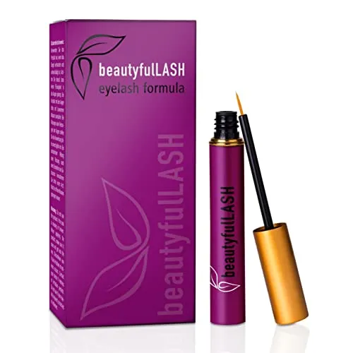 Beautyfullash Eyelash Formula – Wimpernserum ohne unnötige Zusätze I Lash Serum für lange Wimpern in nur 6-8 Wochen I Serum für Wimpernwachstum / Wimpernverlängerung I Made in Germany I 3ml