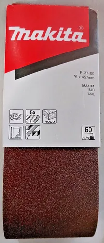 makita 5 P-37100 Schleifbänder 60