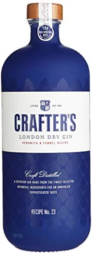 Crafter's London Dry Gin 43% Vol. 0,7l - Gin, mit 43% Vol. für ein intensives Geschmackserlebnis. Ausgezeichnet mit mehreren Preisen, vereint er klassische und innovative Botanicals für eine komplexe Aromatik.