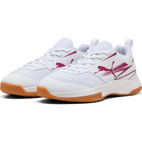 Puma Varion II Jr puma white-berry (12) - Freizeitschuhe für Kinder, ideal für sportliche Aktivitäten mit innovativer Variofoam-Dämpfung und umweltfreundlichem Obermaterial aus 30% recycelten Materialien.