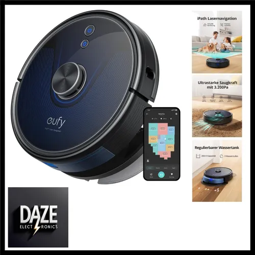 by Anker RoboVac L35 Saug- & Wischroboter 3200Pa Saugkraft, 145min Akkulaufze...