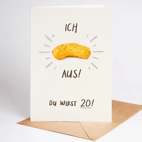 Lovely Cards -Ich Flip aus! Du wirst 20! von Lovely Cards