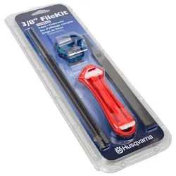 Husqvarna 505698130 Schärfsatz 3/8 Zoll - Kettenschärfgeräte: Original Feilenset für präzises Schärfen von Kettensägen mit 3/8 Zoll Ketten, sorgt für optimale Schnittleistung.