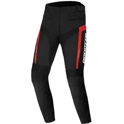 Bogotto GPX wasserdichte Motorrad Textilhose, schwarz-rot, Größe XS - Motorradhose in klassischem Design mit optimaler Passform. Verstellmöglichkeiten und Stretchanteil sorgen für maximale Bewegungsfreiheit auf Touren.