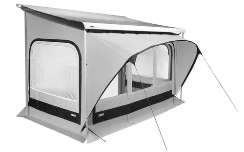 THULE Omnistor QuickFit 260 cm Large - Markisen Vorzelt - Caravan-Zubehör mit ultraschnellem Aufbau, ideal für Markisen ab 250 cm. Inklusive WindSlip gegen Zugluft und integriertem Moskitonetz für optimalen Komfort.