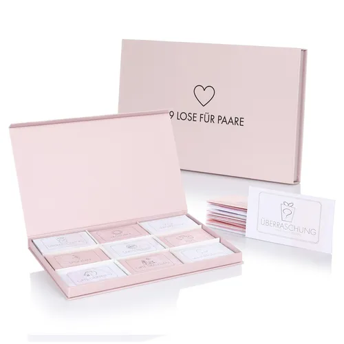FunX Losbox für Paare - Erotische Lose für Leidenschaft Verführung und Erotik