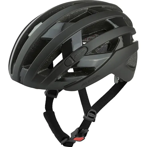 Alpina Ravel Fahrradhelm – Sicherer Gravelhelm in Schwarz (Größe 51-55CM) - Fahrradhelme: Leichter Gravelhelm mit optimierter Belüftung und individueller Größenverstellung für höchsten Tragekomfort.