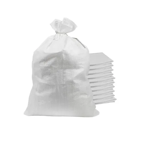 Dönges 10 x Sandsack 40 x 60 cm | Weißer PP Gewebesack mit Band | Beschwerungssack, Säcke für Sandsäcke, Überschwemmungsschutz, Hochwasserschutz | Leere Säcke zum Befüllen