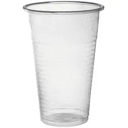 DayBays 500 Stk. Trinkbecher 200ml Ø7cm Plastikbecher 0,2L transparent PP